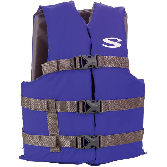 Suncoast Marine and Auto offers Stearns Youth Classic Vest Life Jacket - 50-90lbs - Blue/Grey [2159360]