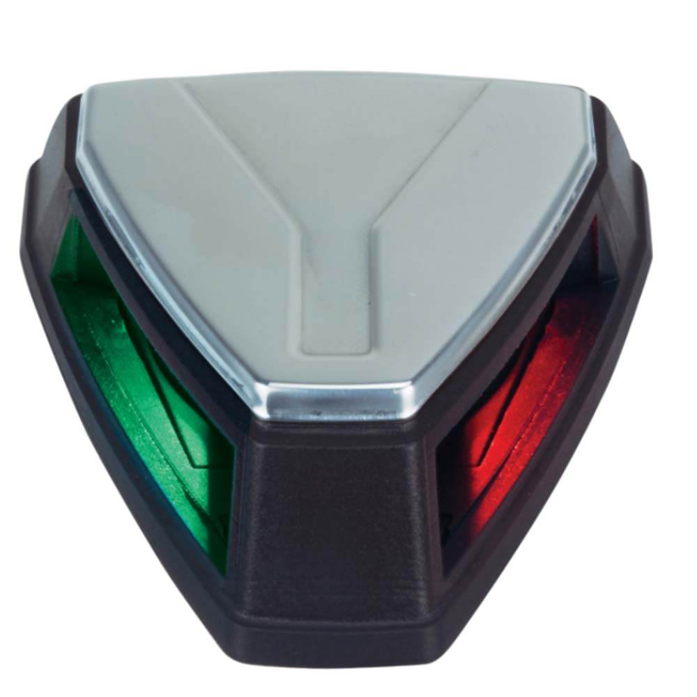 Suncoast Marine and Auto offers Perko 12V LED Bi-Color Navigation Light - Black/Stainless Steel [0655001BLS]