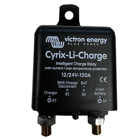 Suncoast Marine and Auto offers Victron CYRIX-LI-CHARGE 12/24-120A Intelligent Charge Relay Cyrix LI Charge [CYR010120430]