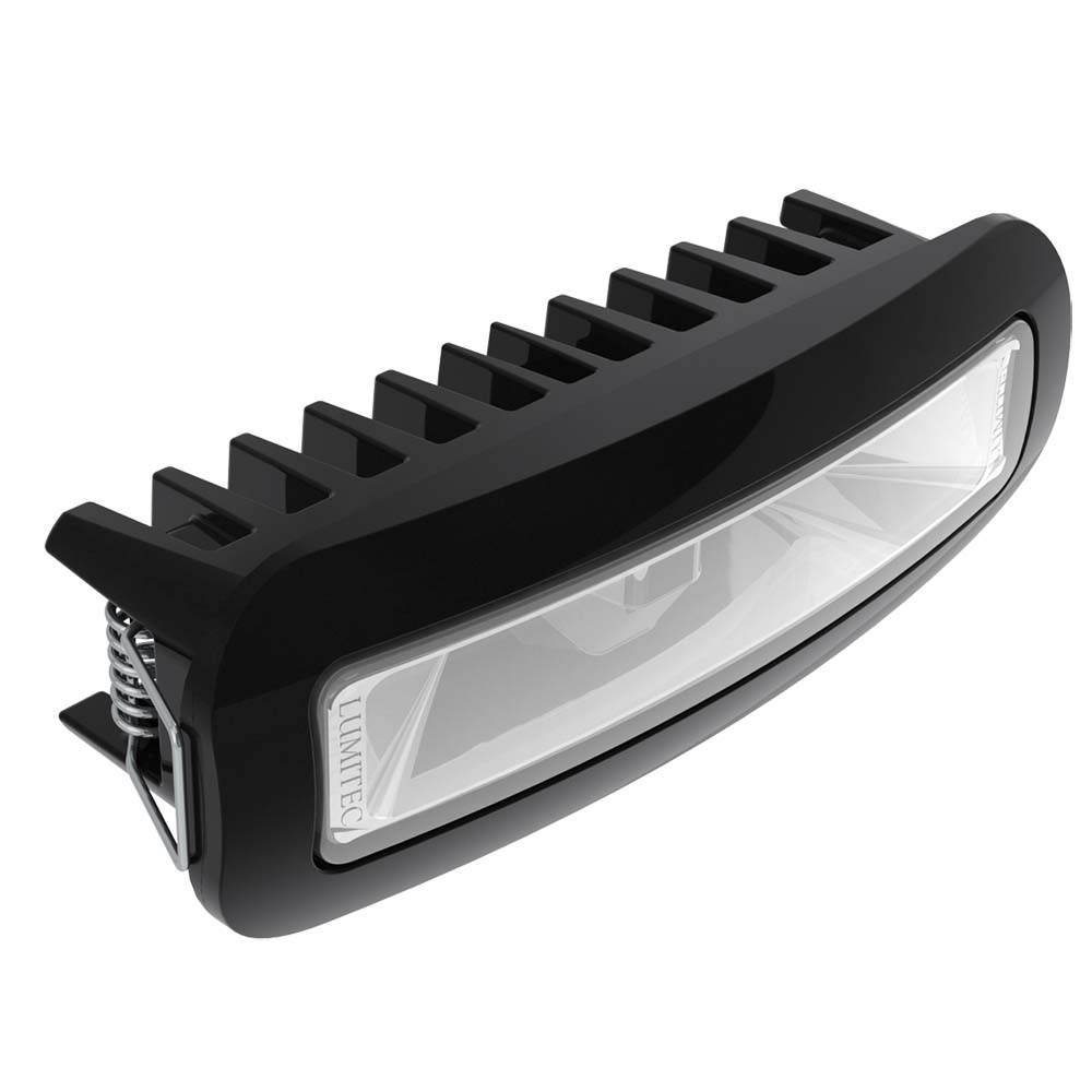 Suncoast Marine and Auto offers Lumitec Capri3 Spreader Light - White Non-Dimming - Black Housing [101728]