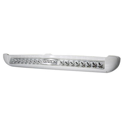 Suncoast Marine and Auto offers Lumitec Razor Light Bar - Spot - White Housing w/Inverted Logo Flush Mount [101603]