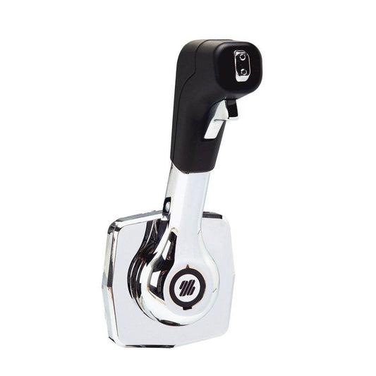 Suncoast Marine and Auto offers Uflex Single Lever Side Mount Control - Black/Chrome [B310B]