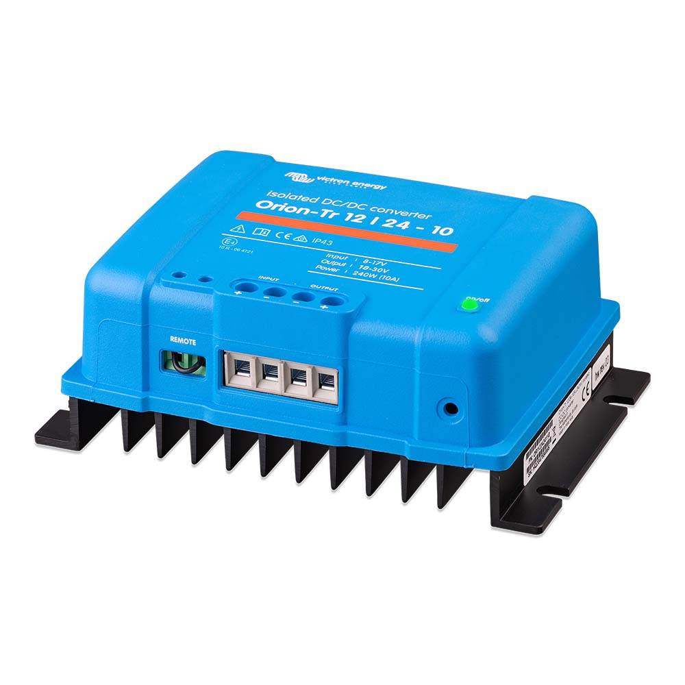 Suncoast Marine and Auto offers Victron Orion-TR DC-DC Converter - 12 VDC TO 24 VDC - 10A Isolated [ORI122424110]