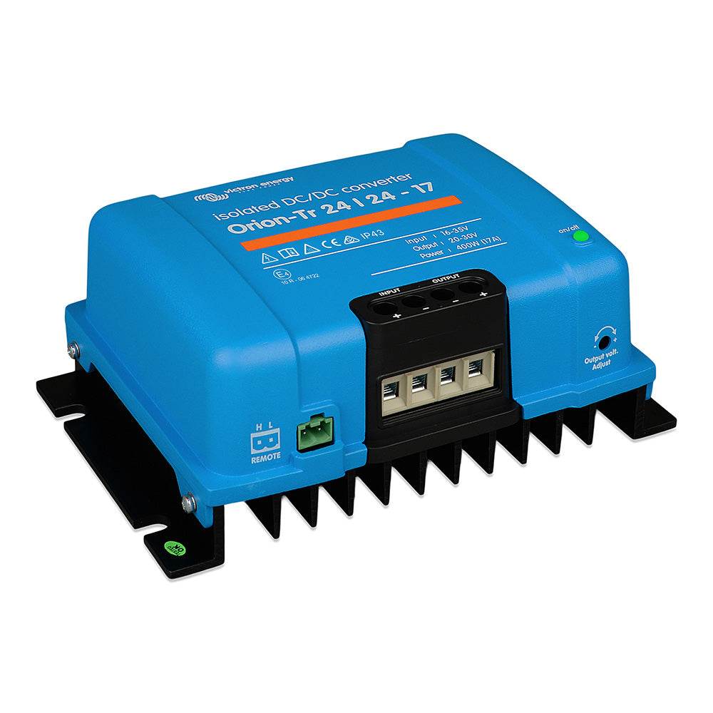 Suncoast Marine and Auto offers Victron Orion-TR Isolated DC-DC Converter - 24 VDC to 24 VDC - 400W - 17AMP [ORI242441110]