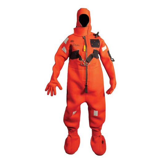 Suncoast Marine and Auto offers Mustang Neoprene Cold Water Immersion Suit w/Harness - Red - Adult Universal [MIS230HR-4-0-209]