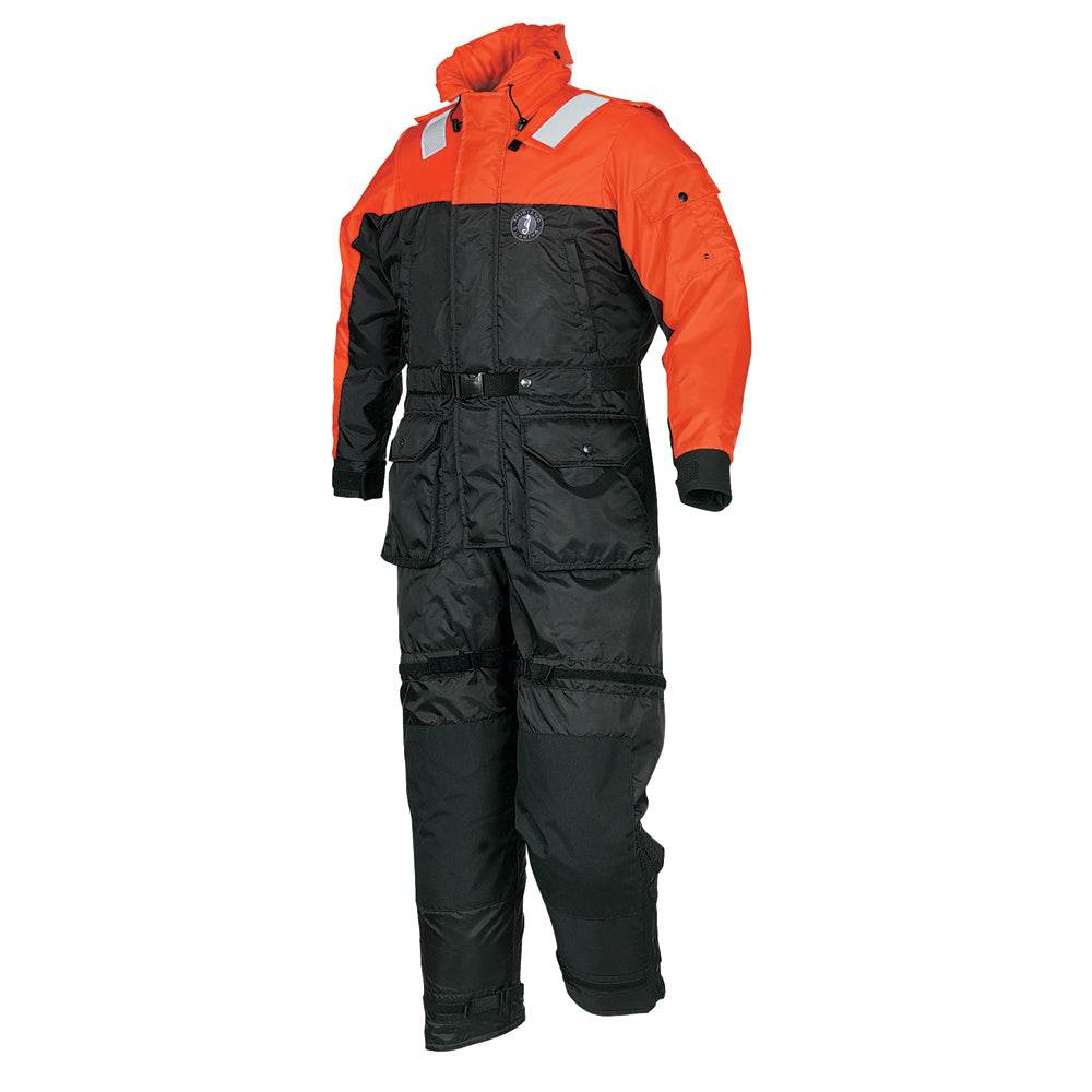 Suncoast Marine and Auto offers Mustang Deluxe Anti-Exposure Coverall Work Suit - Orange/Black - Medium [MS2175-33-M-206]