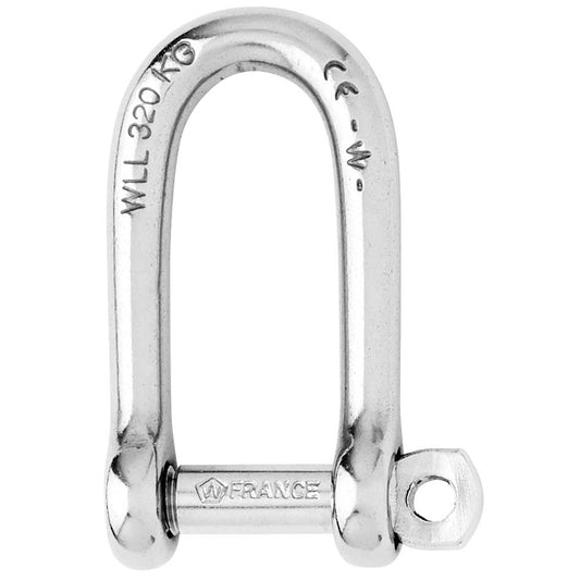 Suncoast Marine and Auto offers Wicahrd Self-Locking Long D Shackle - Diameter 5mm - 3/16" [01212]