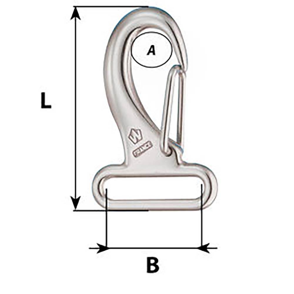 Suncoast Marine and Auto offers Wichard Webbing Snap Hook - 30mm - Length 60mm [02284]