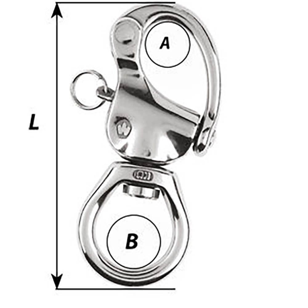 Suncoast Marine and Auto offers Wichard HR Snap Shackle - Large Bail - Length 80mm [02373]