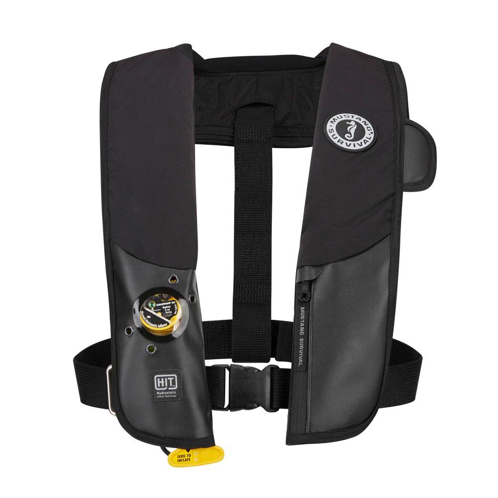 Suncoast Marine and Auto offers Mustang HIT Hydrostatic Inflatable PFD - Black - Automatic/Manual [MD318302-13-0-202]