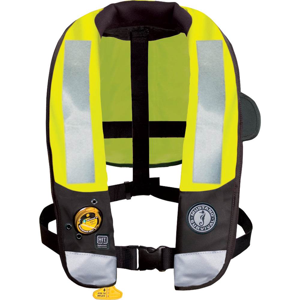 Suncoast Marine and Auto offers Mustang HIT High Visibility Inflatable PFD - Fluorescent Yellow/Green - Automatic/Manual [MD3183T3-239-0-202]