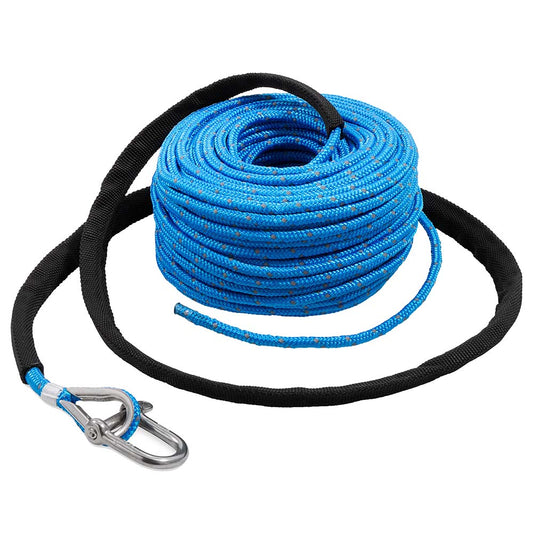 Suncoast Marine and Auto offers TRAC Outdoors Anchor Rope - 3/16" x 100 w/SS Shackle [69080]