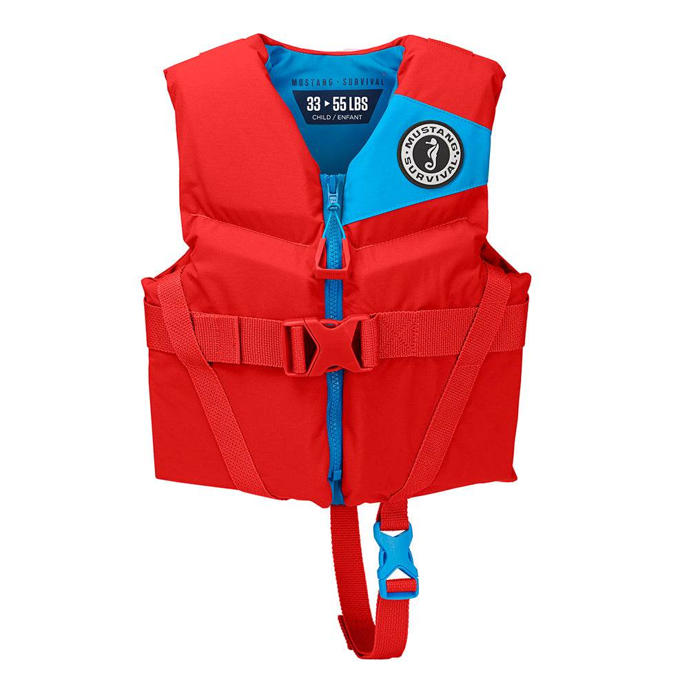 Suncoast Marine and Auto offers Mustang Child REV Foam Vest - Red - Child [MV3565-277-0-206]