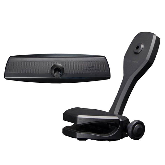 Suncoast Marine and Auto offers PTM Edge Mirror/Bracket Kit with VR-140 PRO Mirror ZXR-320 (Black) [P12848-2320TEBBK]