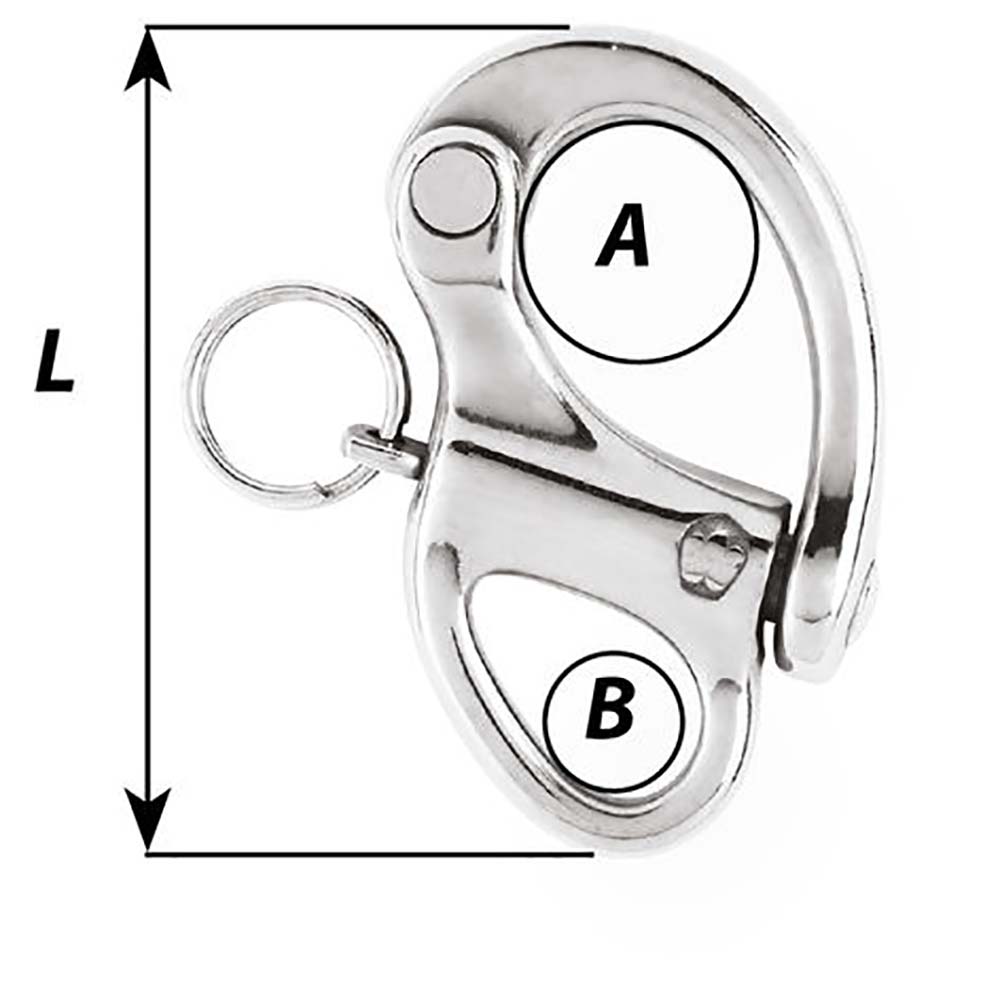 Suncoast Marine and Auto offers Wichard 1-3/8" Snap Shackle w/Fixed Eye - 35mm [02470]