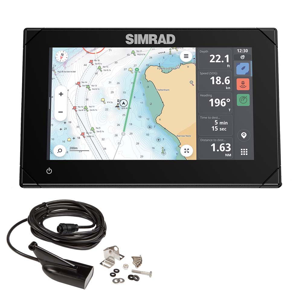 Suncoast Marine and Auto offers Simrad NSX 3007 7" Combo Chartplotter Fishfinder w/HDI Transducer [000-15371-001]