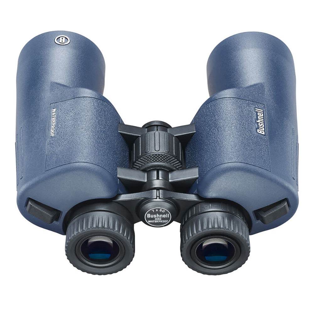 Suncoast Marine and Auto offers Bushnell 7x50mm H2O Binocular - Dark Blue Porro WP/FP Twist Up Eyecups [157050R]