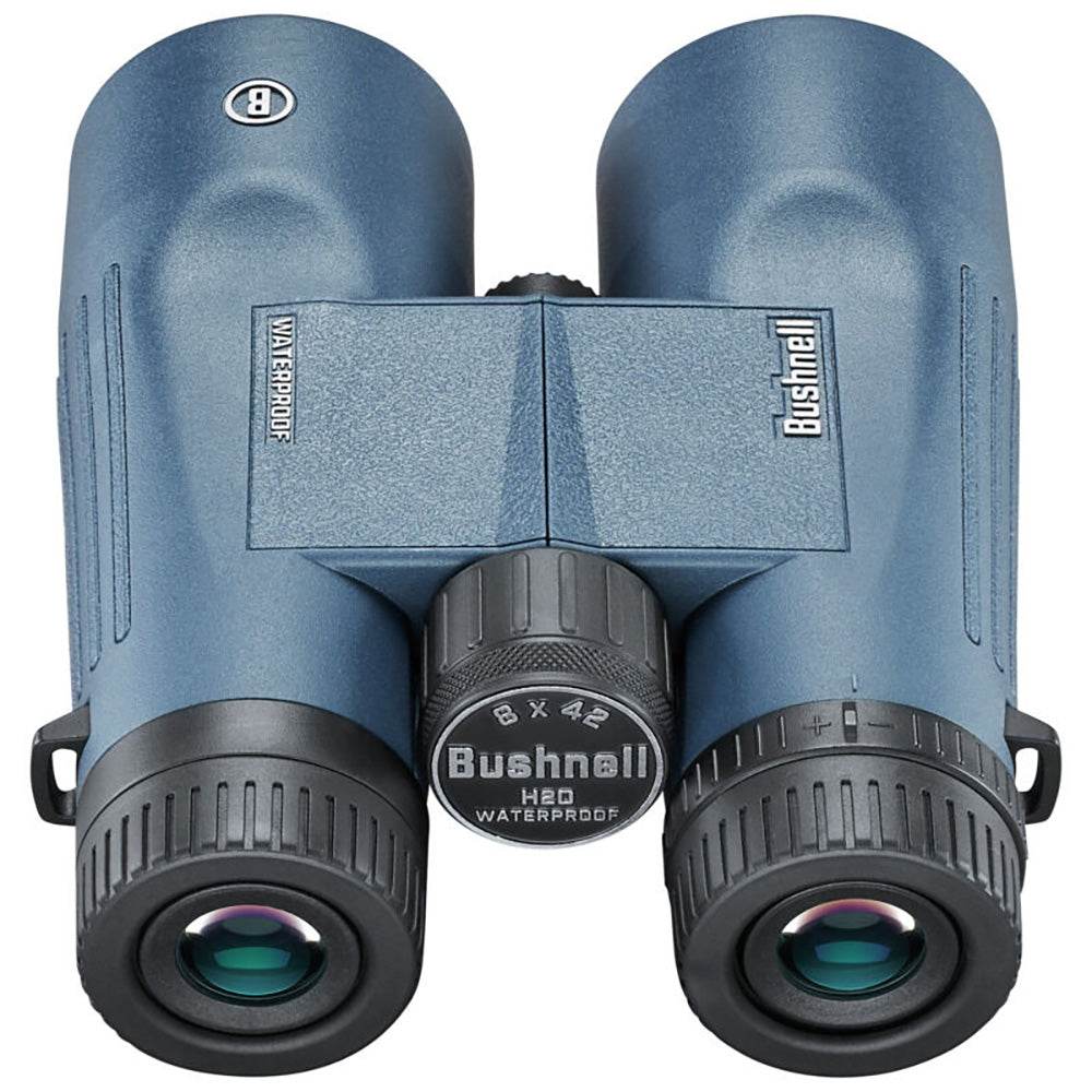 Suncoast Marine and Auto offers Bushnell 8x42mm H2O Binocular - Dark Blue Roof WP/FP Twist Up Eyecups [158042R]