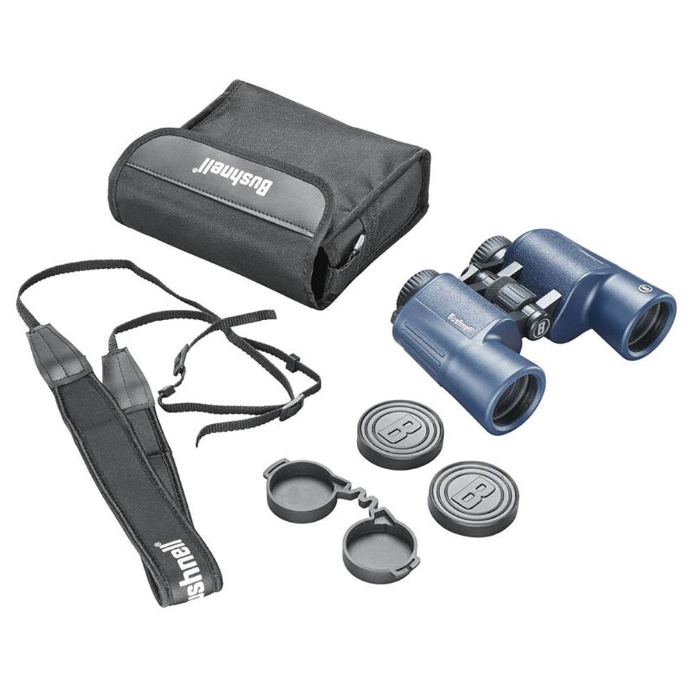 Suncoast Marine and Auto offers Bushnell 12x42mm H2O Binocular - Dark Blue Porro WP/FP Twist Up Eyecups [134212R]