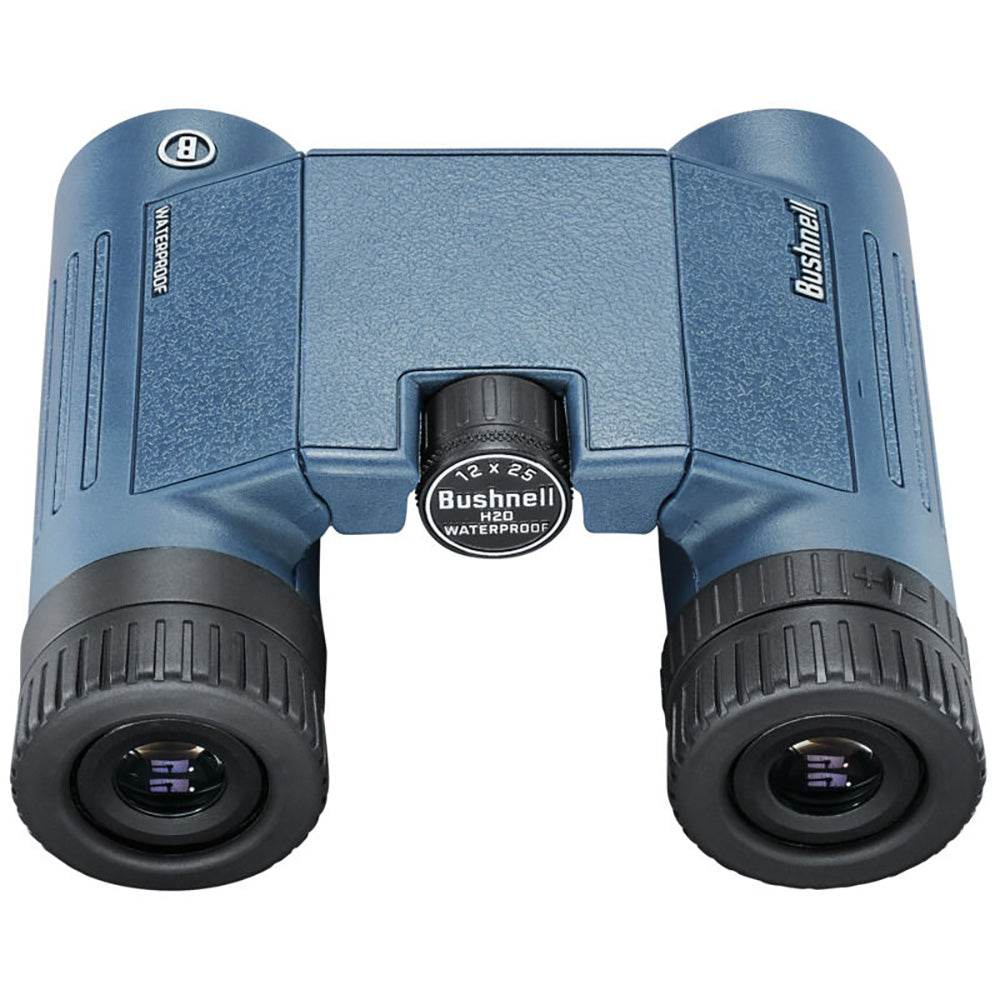 Suncoast Marine and Auto offers Bushnell 12x25mm H2O Binocular - Dark Blue Roof WP/FP Twist Up Eyecups [132105R]