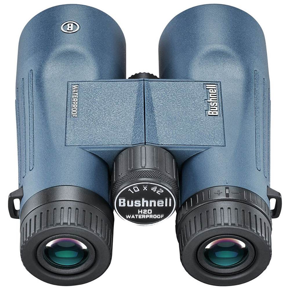 Suncoast Marine and Auto offers Bushnell 10x42mm H2O Binocular - Dark Blue Roof WP/FP Twist Up Eyecups [150142R]