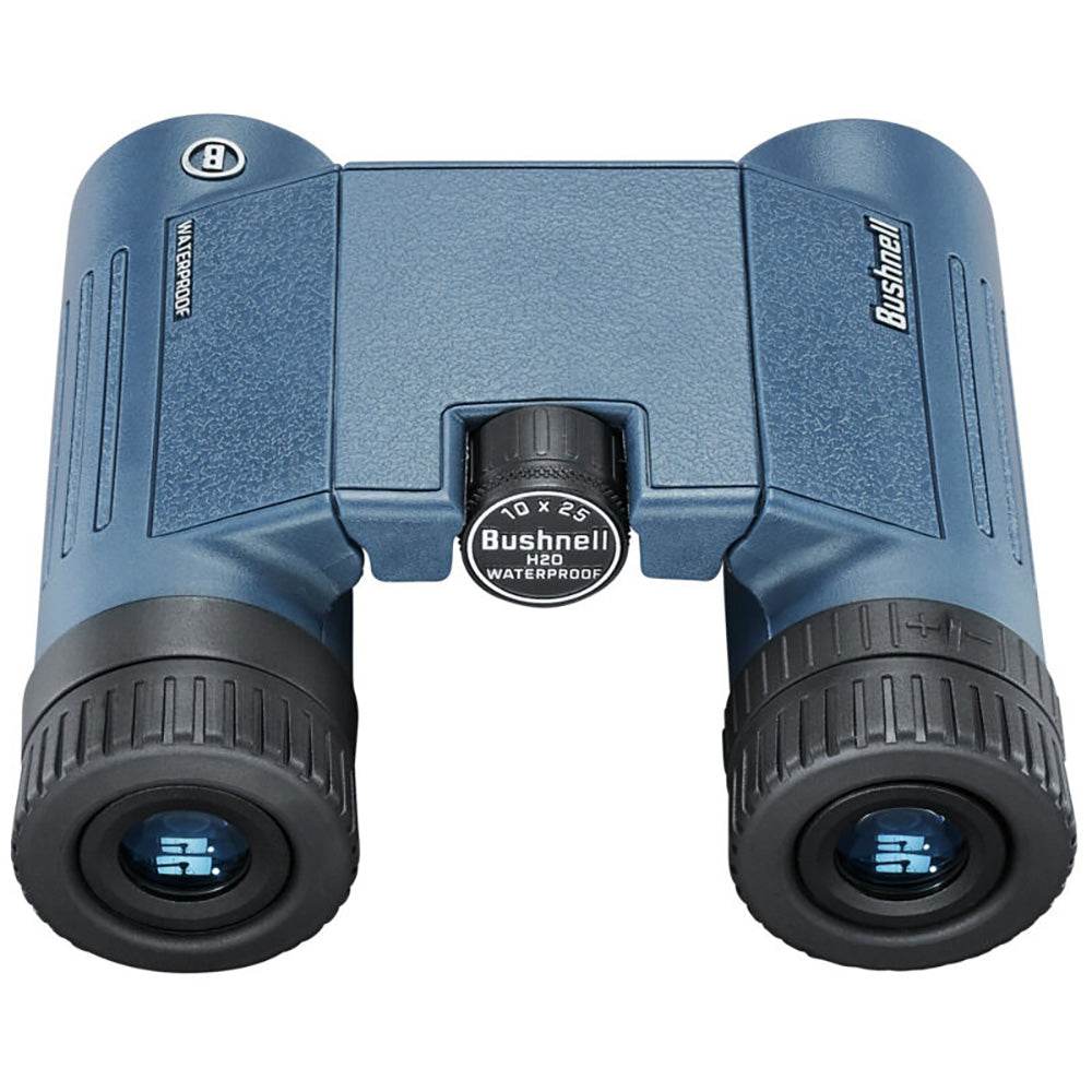 Suncoast Marine and Auto offers Bushnell 10x25mm H2O Binocular - Dark Blue Roof WP/FP Twist Up Eyecups [130105R]