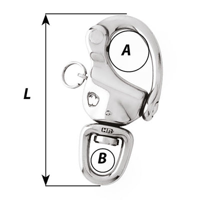 Suncoast Marine and Auto offers Wichard 3-1/2" Snap Shackle w/Swivel Eye [02475]