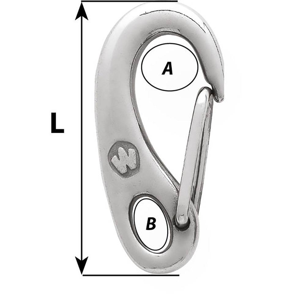 Suncoast Marine and Auto offers Wichard Safety Snap Hook - 35mm [02479]