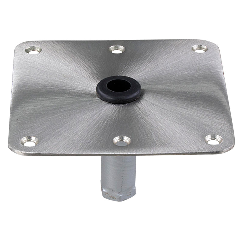 Suncoast Marine and Auto offers Springfield KingPin 7" x 7" Stainless Steel Square Base (Threaded) (1630001)