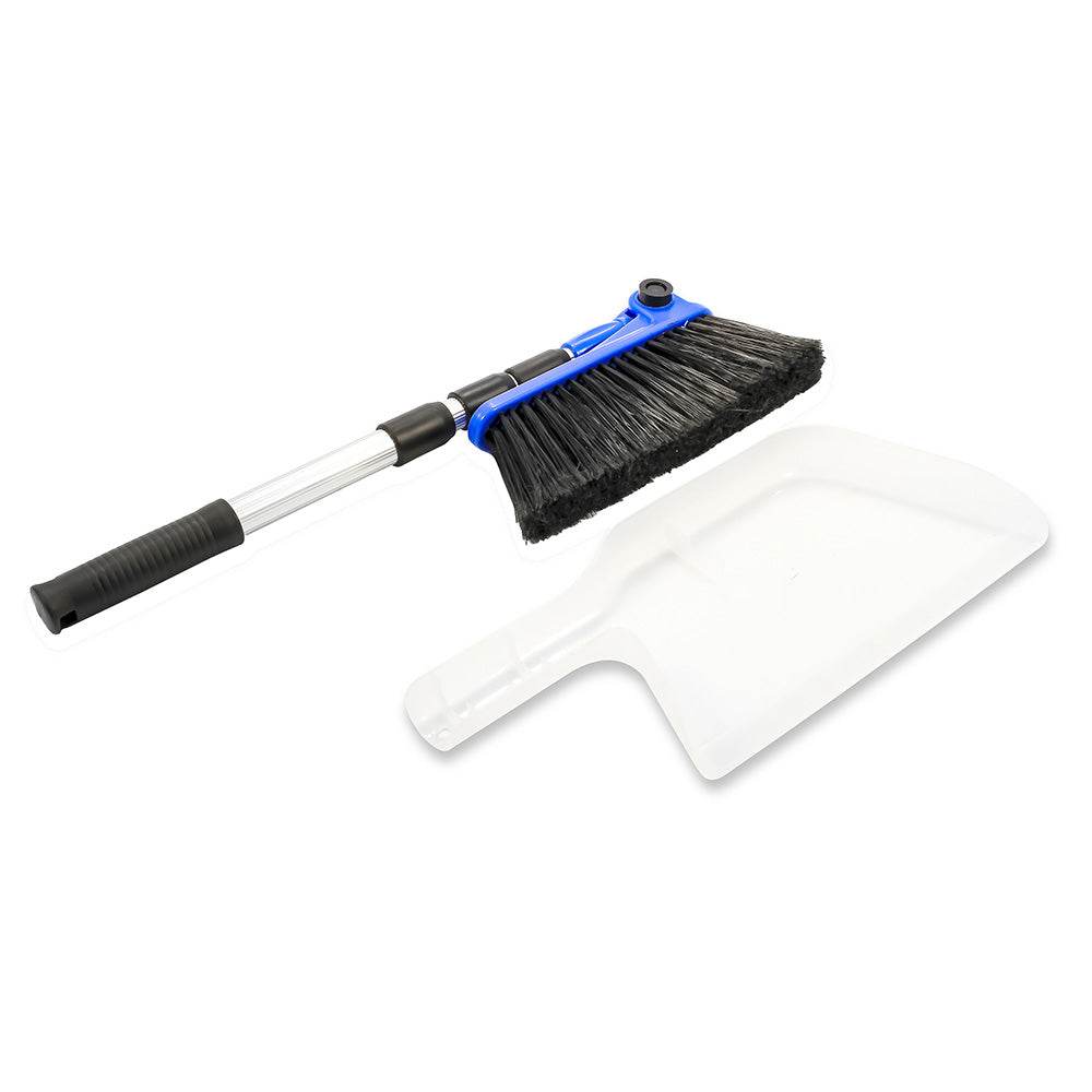 Suncoast Marine and Auto offers Camco RV Broom Dustpan - Bilingual [43623]