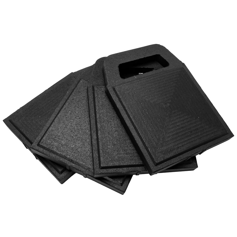 Suncoast Marine and Auto offers Camco Stabilizer Jack Pads - Rubber - 6.2" x 6.2" *4-Pack [44591]