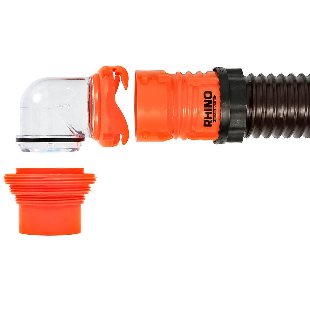 Suncoast Marine and Auto offers Camco RhinoFLEX 20 Sewer Hose Kit w/4 In 1 Elbow Caps [39741]