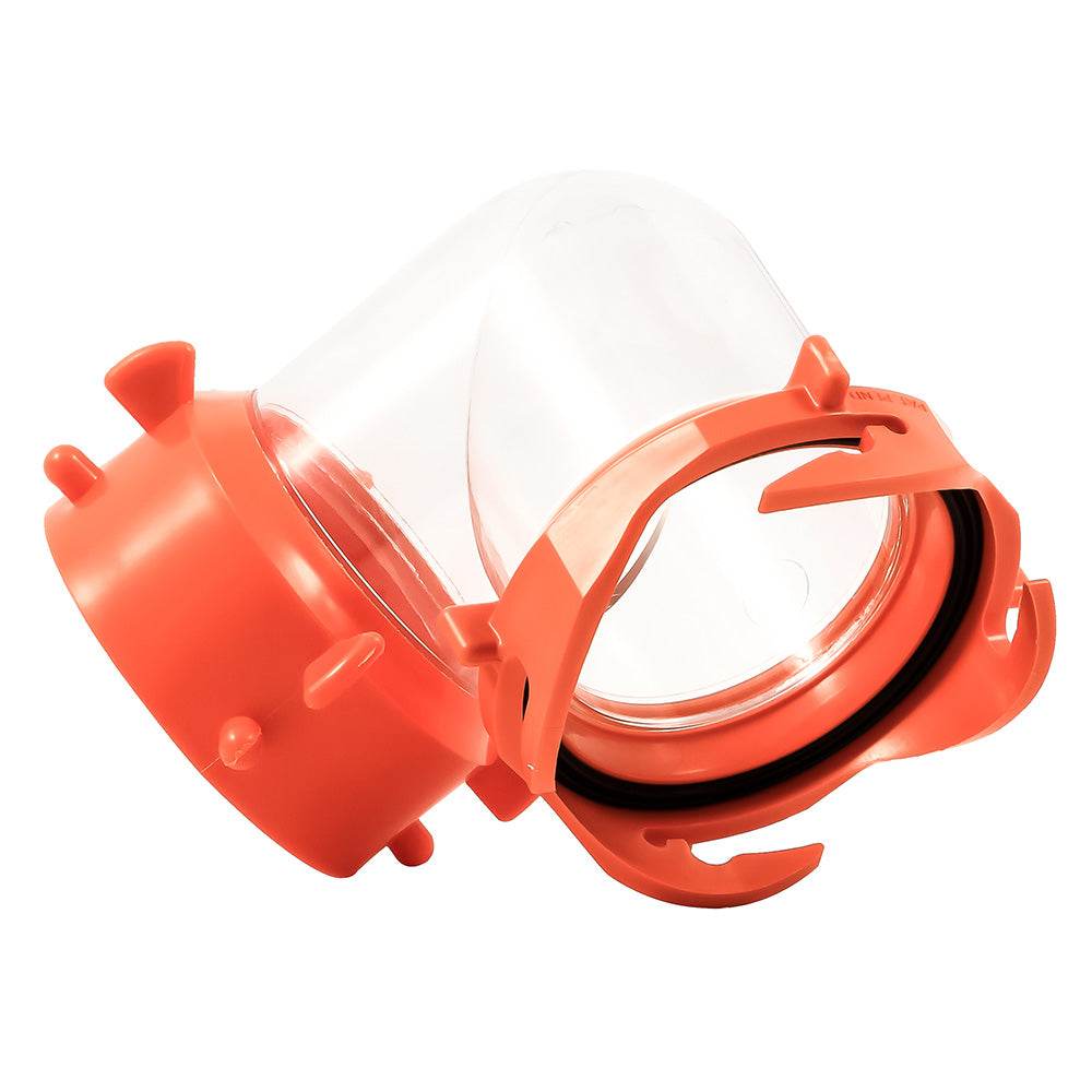 Suncoast Marine and Auto offers Camco RhinoFLEX 90-Degree Swivel Fitting Clear [39857]