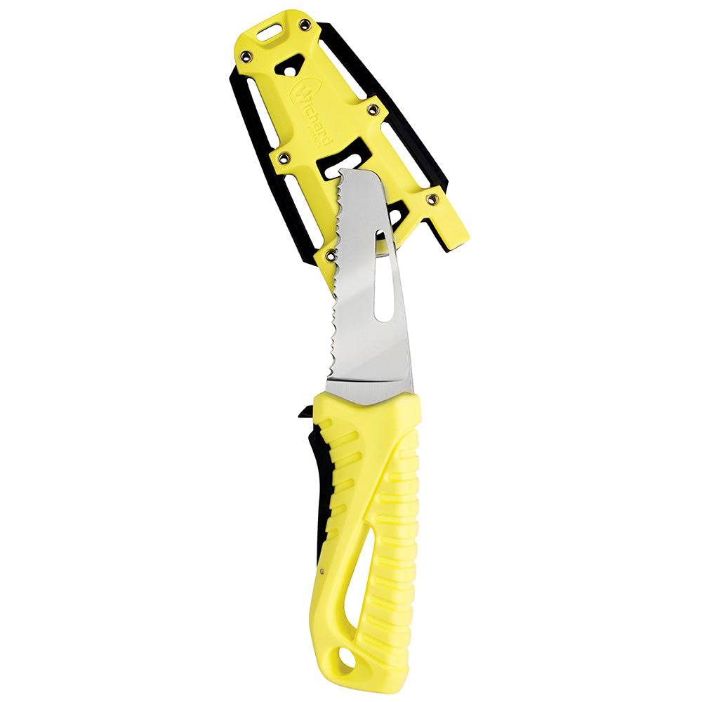 Suncoast Marine and Auto offers Wichard Offshore Rescue Knife Fixed Blade - Fluorescent [10192]