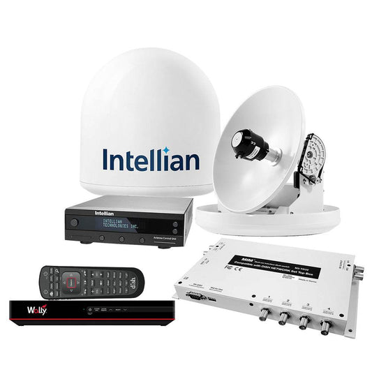 Suncoast Marine and Auto offers Intellian i2 US System w/DISH/Bell MIM-2 (w/3M RG6 Cable) 15M RG6 Cable DISH HD Wally Receiver [B4-209DNSB2]