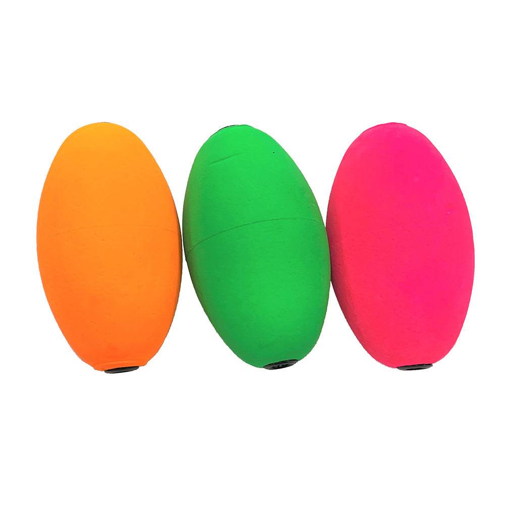 Suncoast Marine and Auto offers Tigress Oval Kite Floats - Multi-Color *3-Pack [88961]