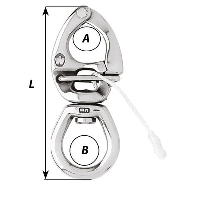 Suncoast Marine and Auto offers Wichard HR Quick Release Snap Shackle w/Large Bail - Length 4-3/4" [02776]