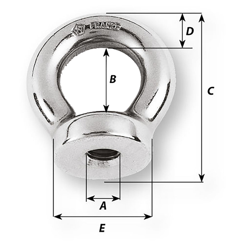 Suncoast Marine and Auto offers Wichard 1/4 Eye Nut - 1/2" Diameter [06331]