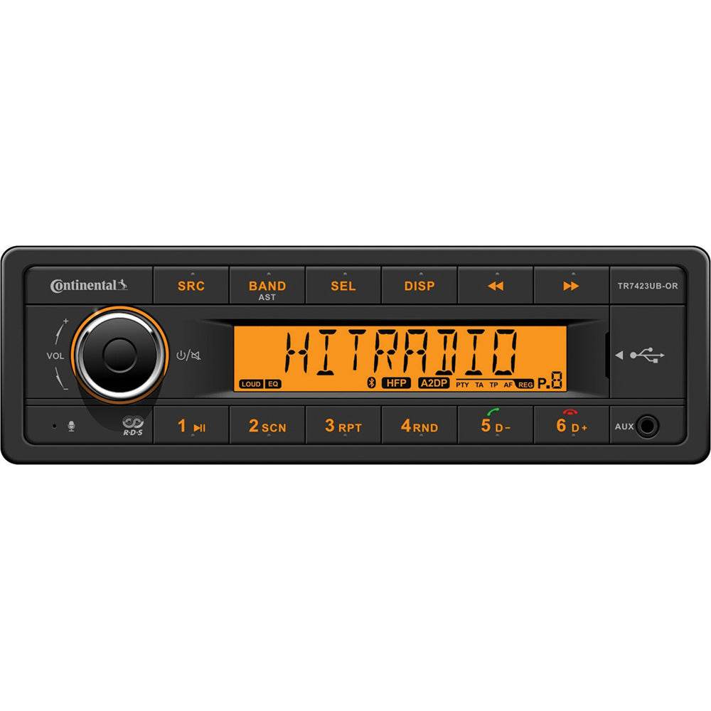 Suncoast Marine and Auto offers Continental Stereo w/AM/FM/BT/USB - 24V [TR7423UB-OR]