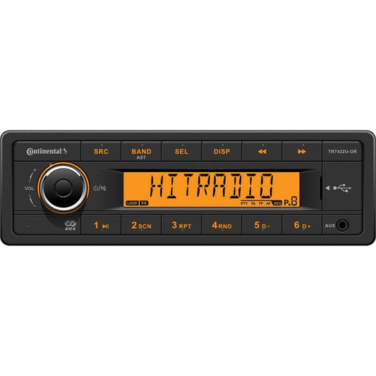 Suncoast Marine and Auto offers Continental Stereo w/AM/FM/USB - 24V [TRD7422U-OR]