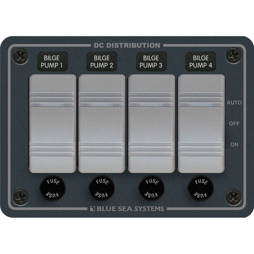 Suncoast Marine and Auto offers Blue Sea 8666 Contura 4 Bilge Pump Control Panel [8666]