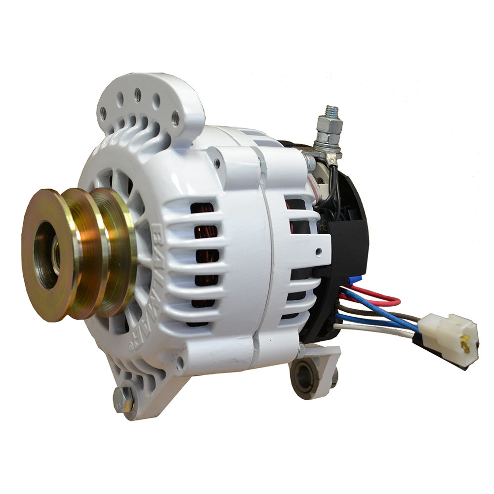 Suncoast Marine and Auto offers Balmar Alternator 150 AMP 12V 4" Dual Foot Saddle Dual Pulley w/Isolated Ground [604-150-DV]