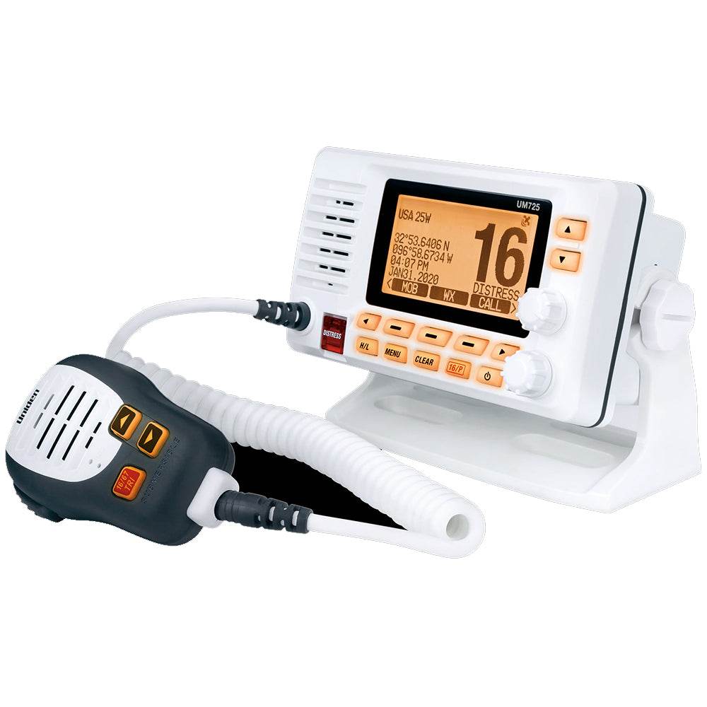 Suncoast Marine and Auto offers Uniden UM725 Fixed Mount Marine VHF Radio - White [UM725]