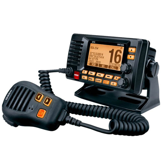 Suncoast Marine and Auto offers Uniden UM725 Fixed Mount Marine VHF Radio - Black [UM725BK]