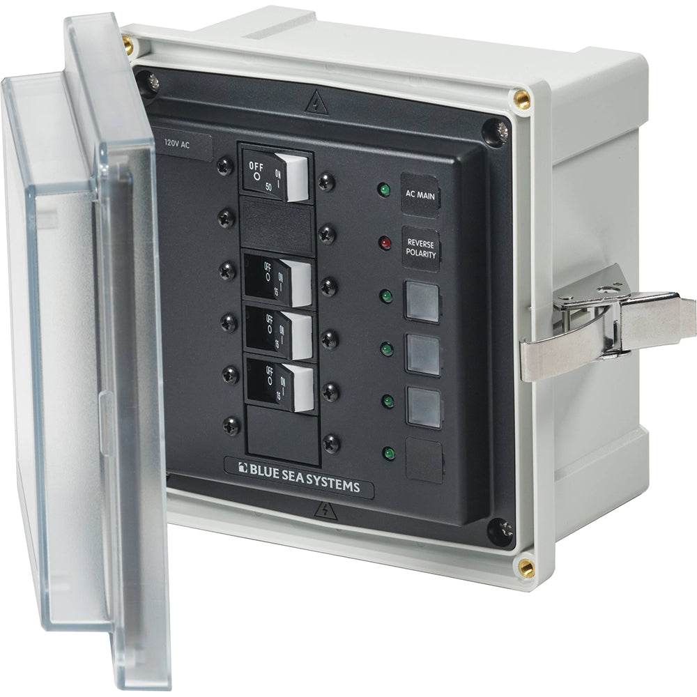 Suncoast Marine and Auto offers Blue Sea 3130 - SMS Panel Enclosure w/Main 3 Branch (15A) - 120V AC [3130]