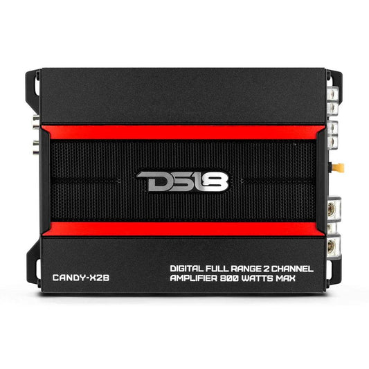 Suncoast Marine and Auto offers DS18 Audio Candy-X2B 2 Channel Amplifier - 800W [CANDY-X2B]