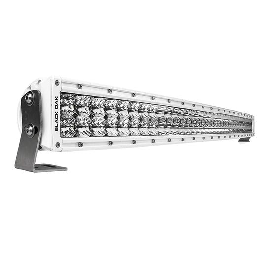 Suncoast Marine and Auto offers Black Oak Pro Series 3.0 Curved Double Row 40" LED Light Bar - Combo Optics - White Housing [40CCM-D5OS]