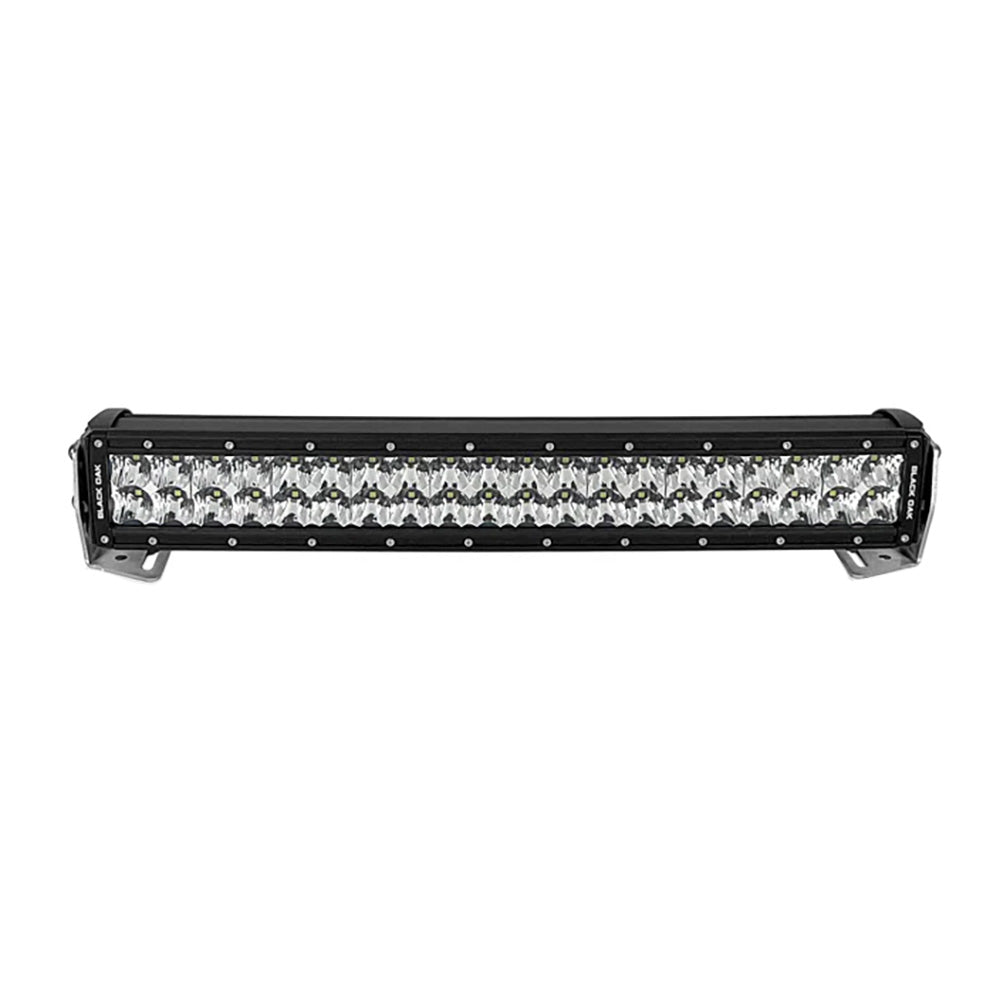 Suncoast Marine and Auto offers Black Oak Pro Series 3.0 Curved Double Row 20" LED Light Bar - Combo Optics - Black Housing [20CC-D5OS]