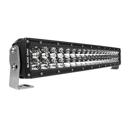 Suncoast Marine and Auto offers Black Oak Pro Series 3.0 Curved Double Row 20" LED Light Bar - Combo Optics - Black Housing [20CC-D5OS]