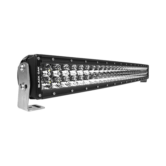 Suncoast Marine and Auto offers Black Oak Pro Series 3.0 Curved Double Row 30" LED Light Bar - Combo Optics - Black Housing [30CC-D5OS]